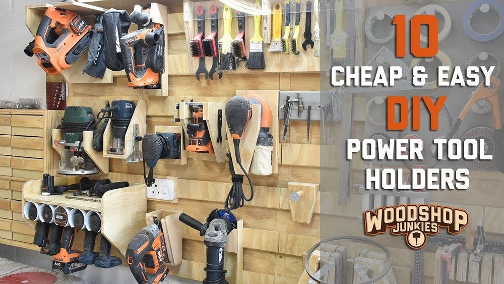 How To Make Cordless Drill Storage: Easy DIY Organizer Ideas