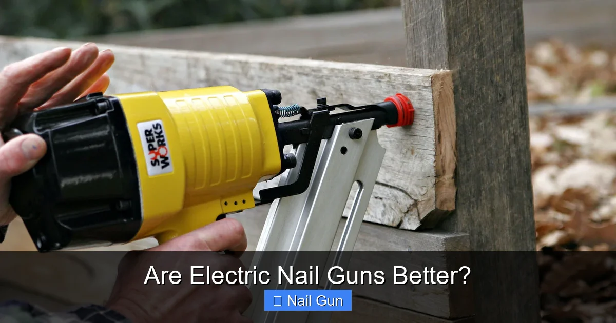Are Electric Nail Guns Better?