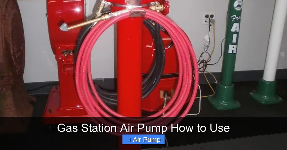 Gas Station Air Pump How to Use