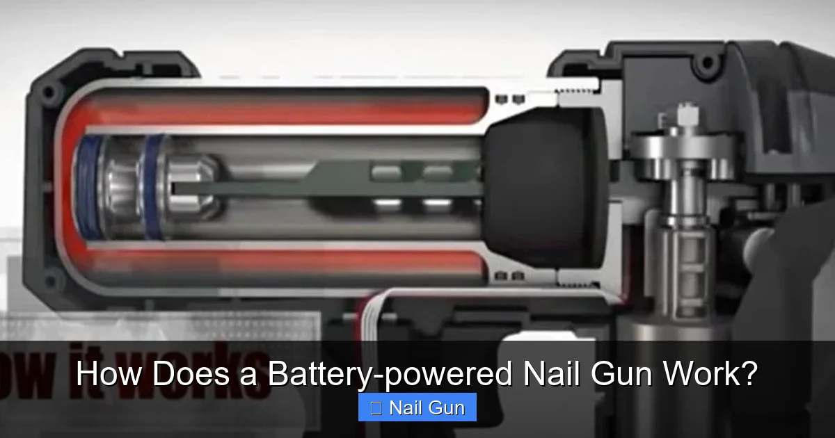 How Does a Battery-powered Nail Gun Work?