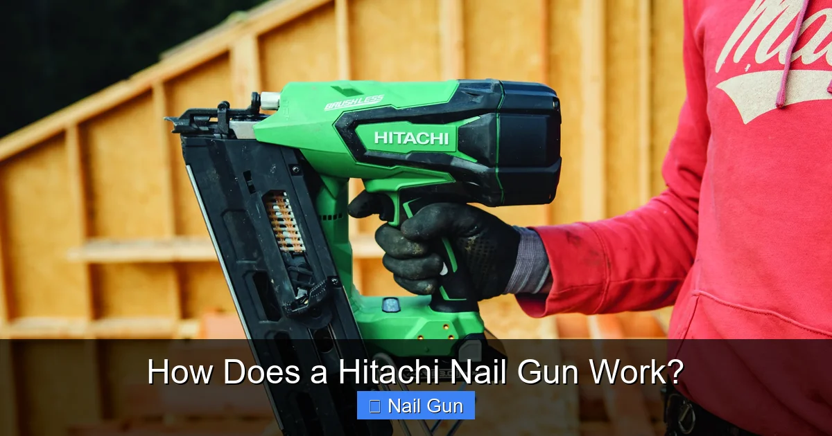How Does a Hitachi Nail Gun Work?