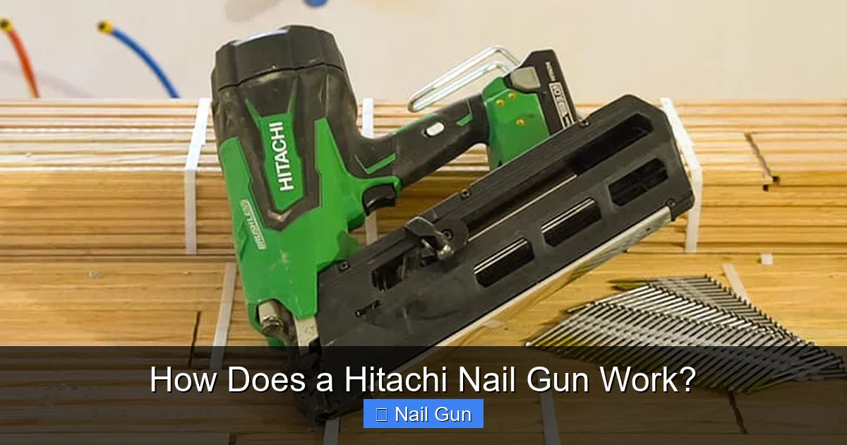 How Does a Hitachi Nail Gun Work?