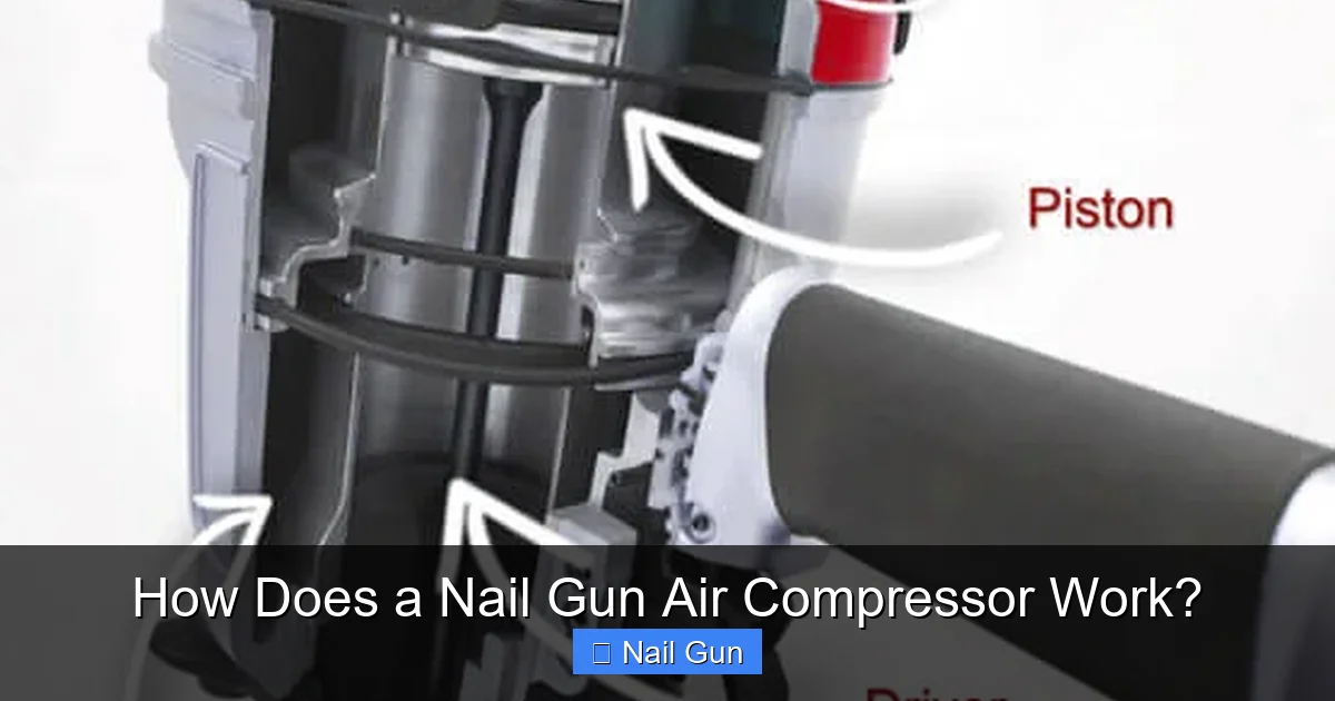 How Does a Nail Gun Air Compressor Work?