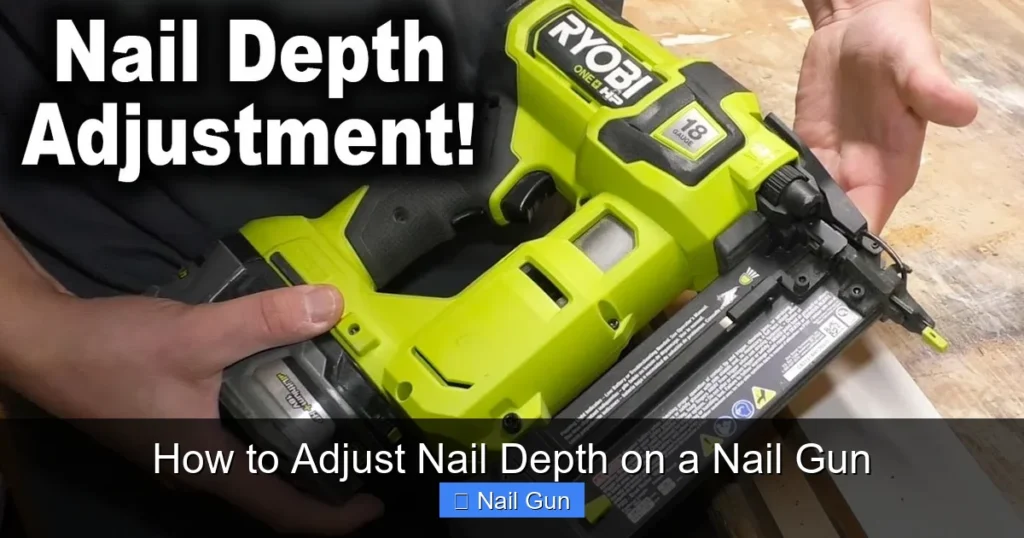 How to Adjust Nail Depth on a Nail Gun