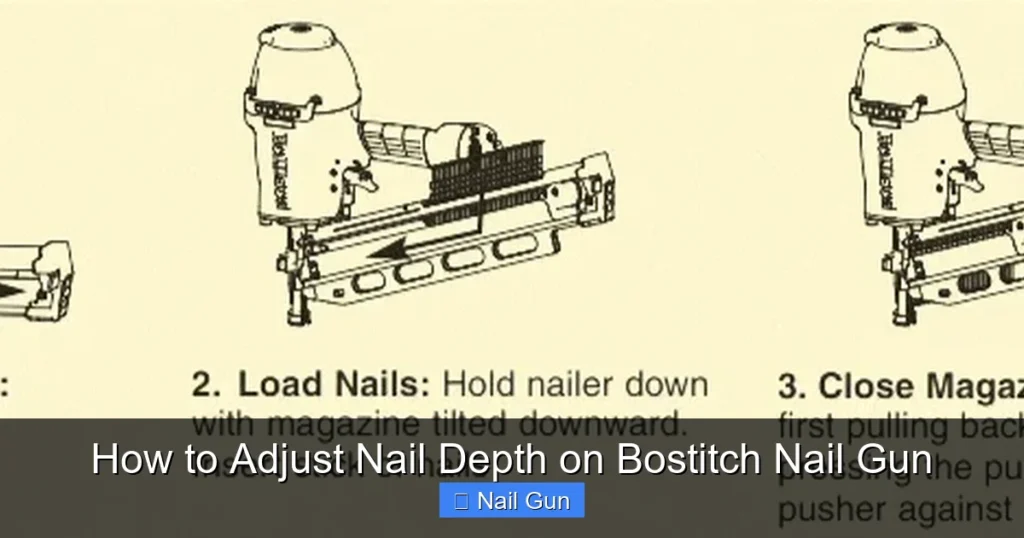 How to Adjust Nail Depth on Bostitch Nail Gun How to Adjust Nail Depth on Bostitch Nail Gun