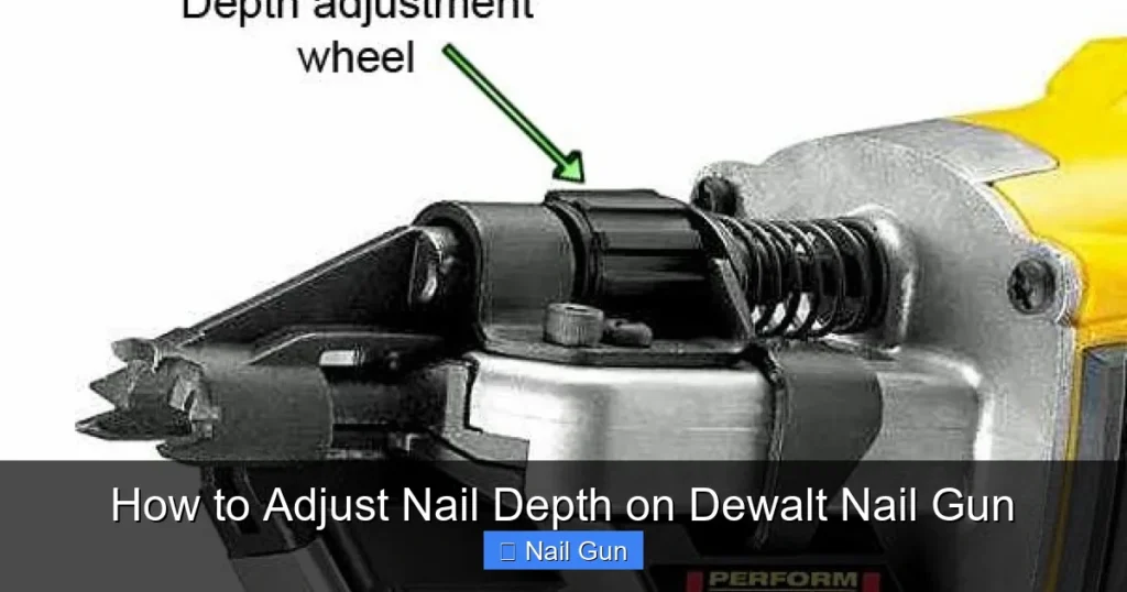 How to Adjust Nail Depth on Dewalt Nail Gun How to Adjust Nail Depth on Dewalt Nail Gun