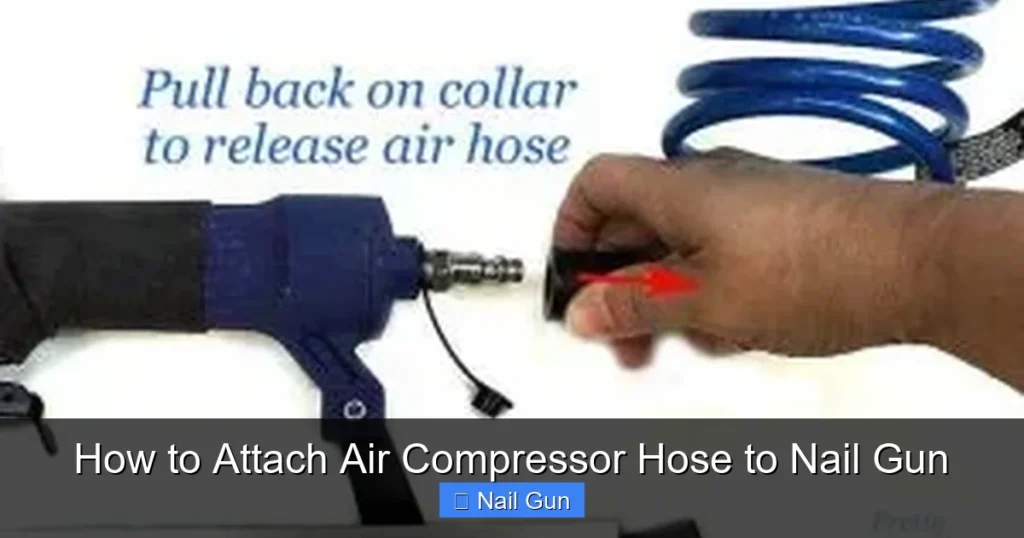 How to Attach Air Compressor Hose to Nail Gun How to Attach Air Compressor Hose to Nail Gun