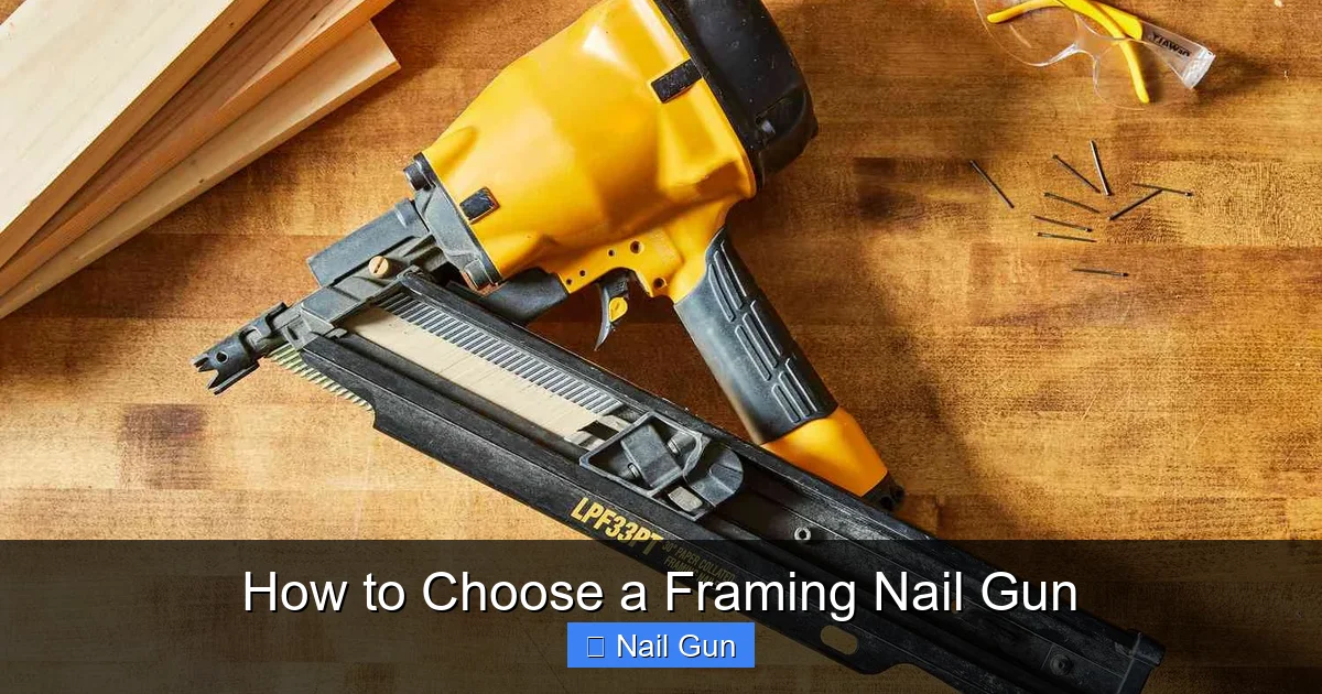 How to Choose a Framing Nail Gun