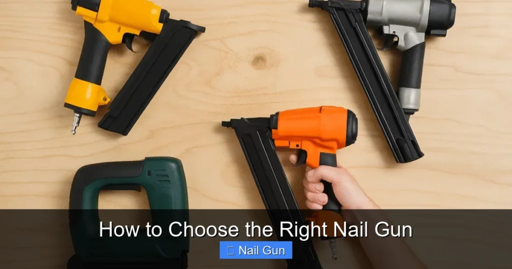 How to Choose the Right Nail Gun How to Choose the Right Nail Gun