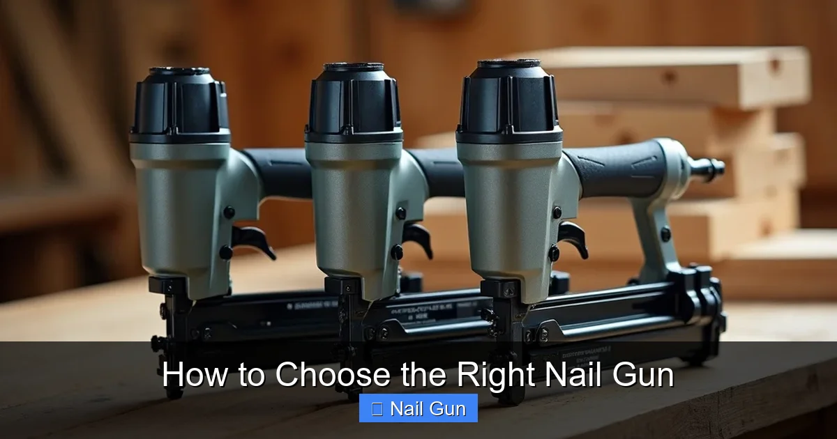 How to Choose the Right Nail Gun