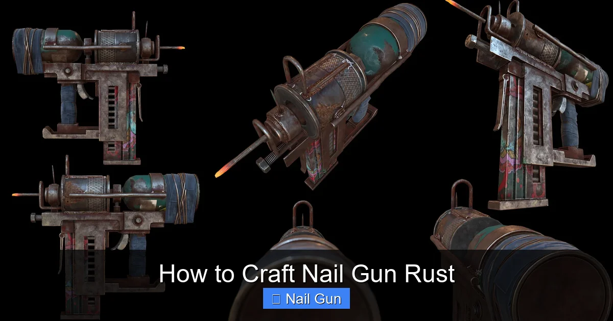 How to Craft Nail Gun Rust