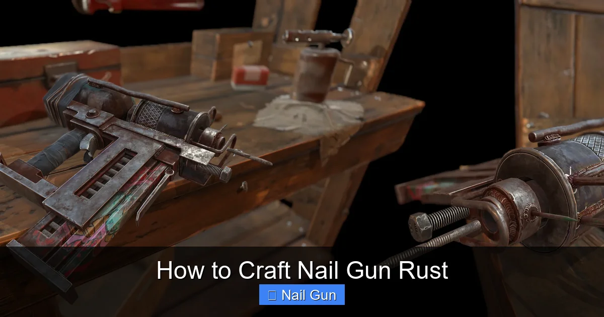 How to Craft Nail Gun Rust