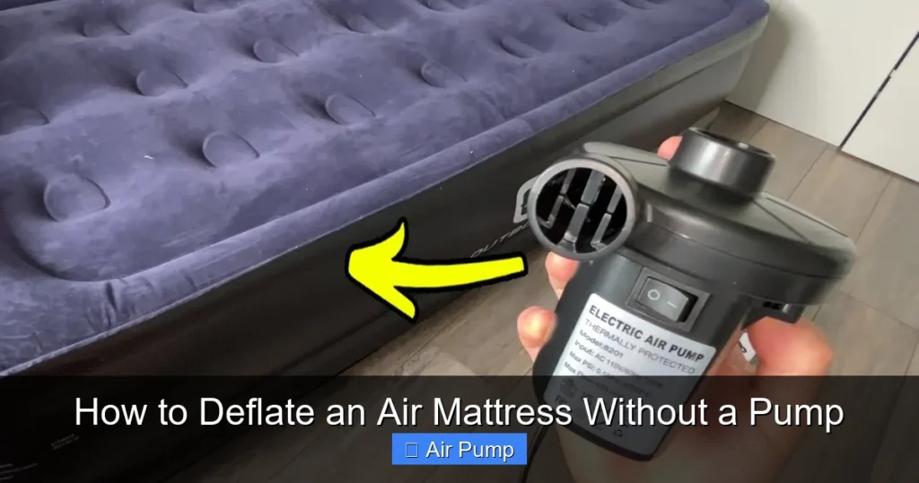 How to Deflate an Air Mattress Without a Pump How to Deflate an Air Mattress Without a Pump