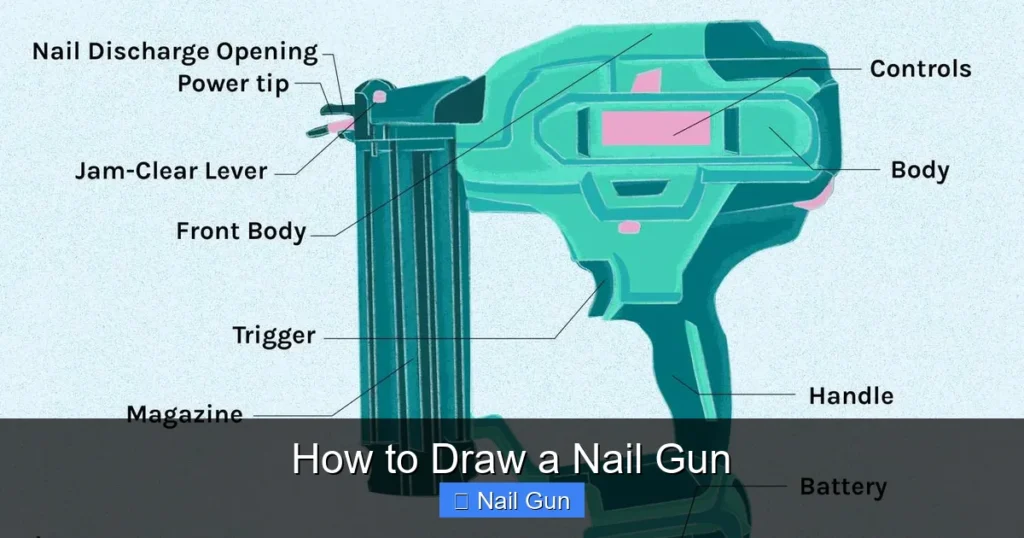 How to Draw a Nail Gun