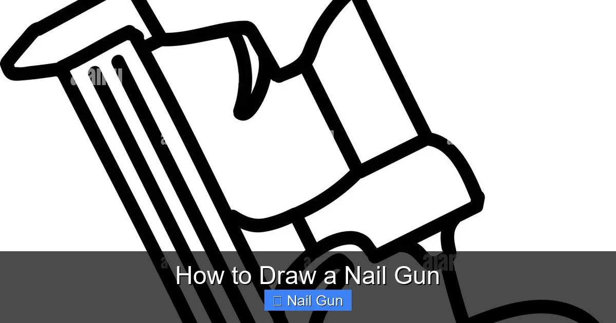 How to Draw a Nail Gun