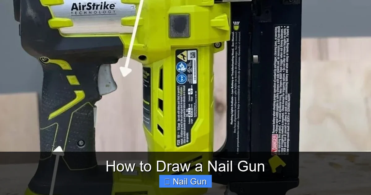 How to Draw a Nail Gun