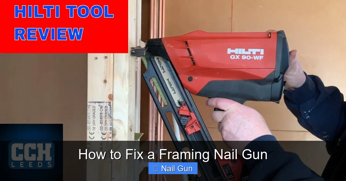 How to Fix a Framing Nail Gun