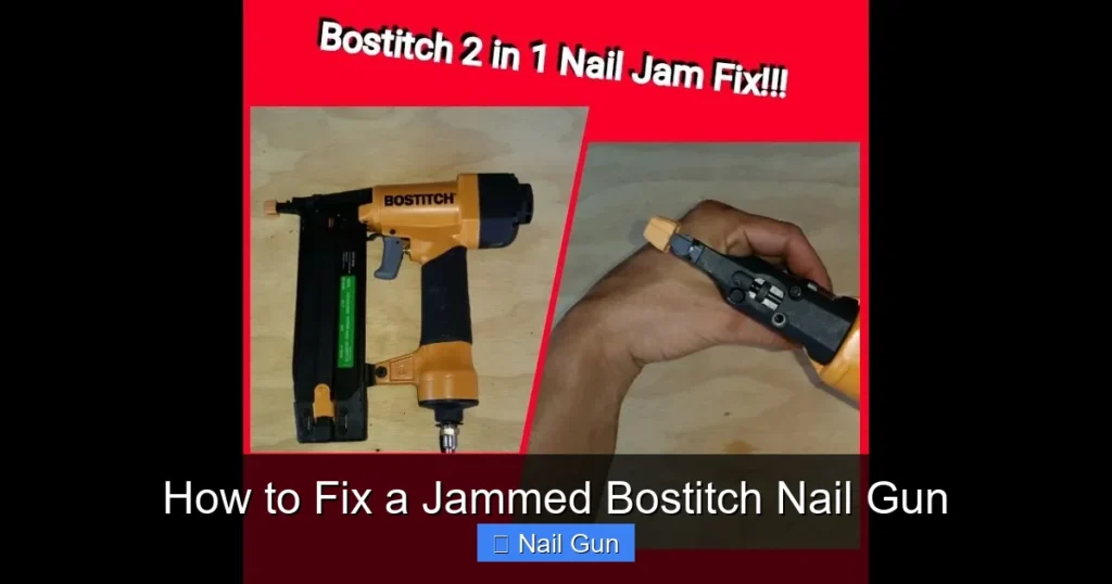 How to Fix a Jammed Bostitch Nail Gun