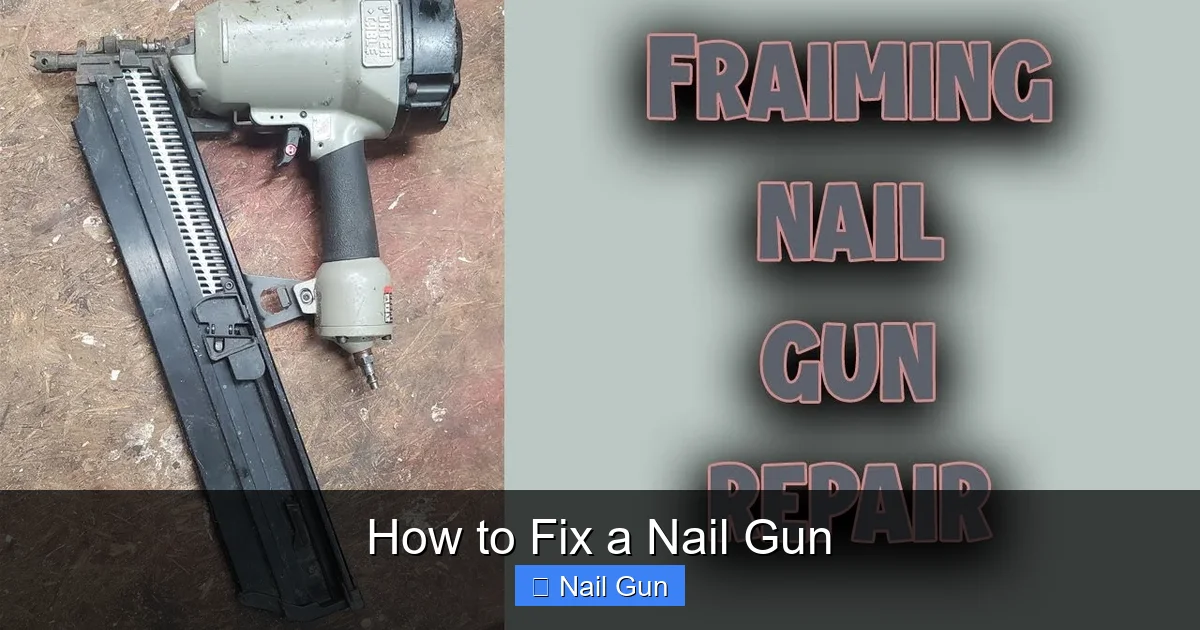 How to Fix a Nail Gun