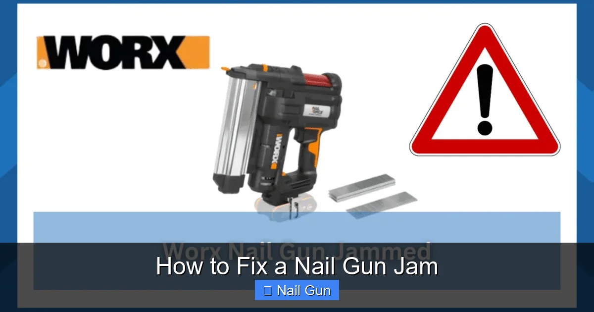 How to Fix a Nail Gun Jam