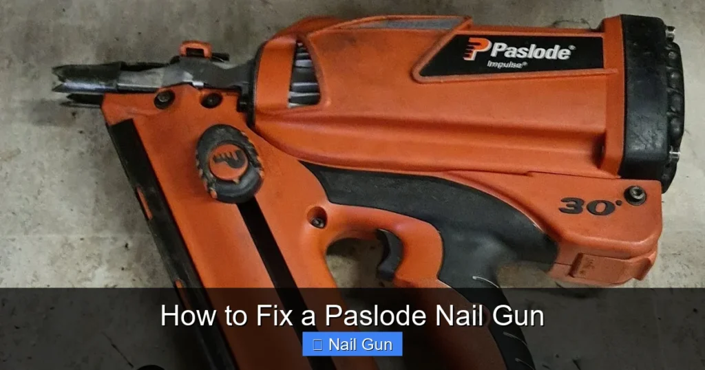 How to Fix a Paslode Nail Gun