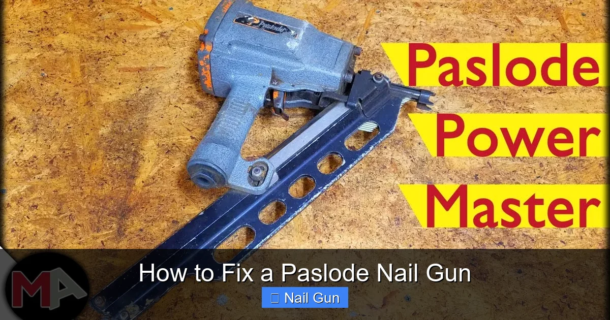 How to Fix a Paslode Nail Gun