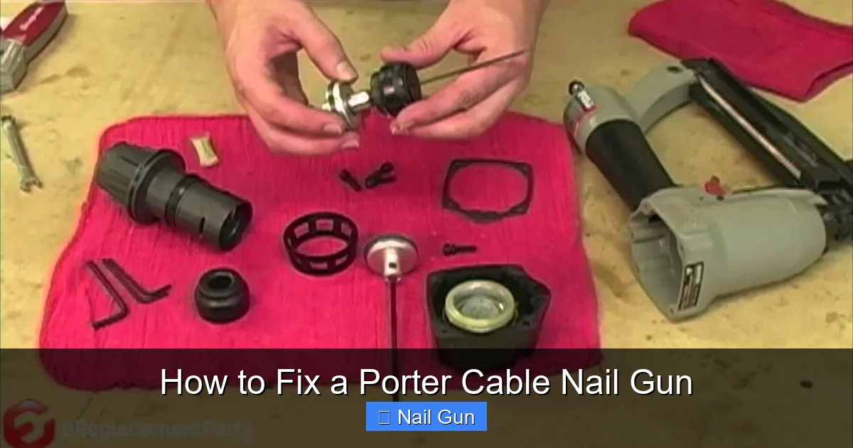 How to Fix a Porter Cable Nail Gun