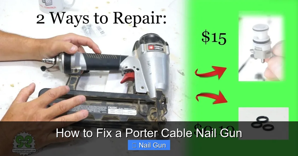 How to Fix a Porter Cable Nail Gun