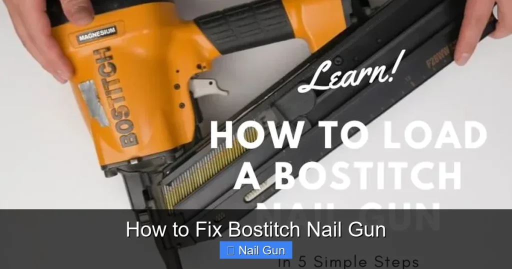 How to Fix Bostitch Nail Gun