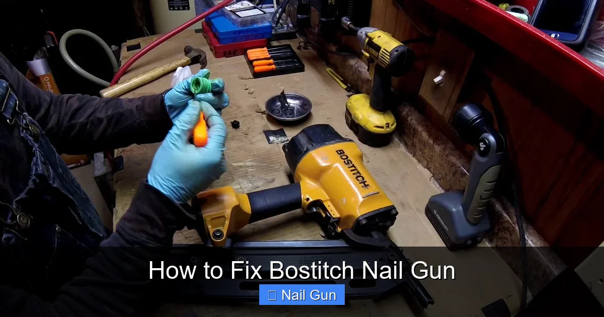 How to Fix Bostitch Nail Gun