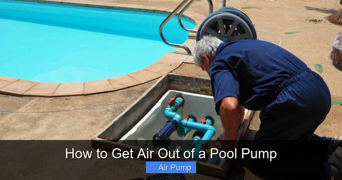 How to Get Air Out of a Pool Pump