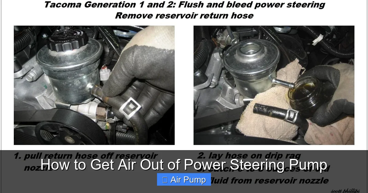 How to Get Air Out of Power Steering Pump