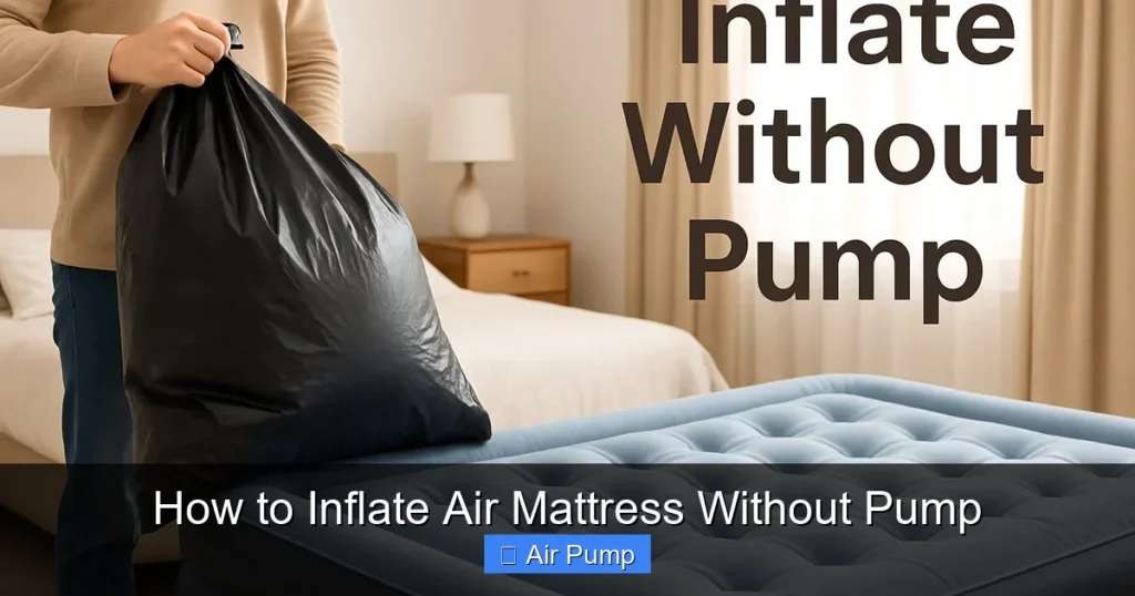 How to Inflate Air Mattress Without Pump How to Inflate Air Mattress Without Pump