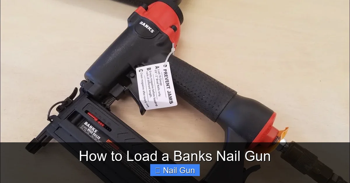 How to Load a Banks Nail Gun
