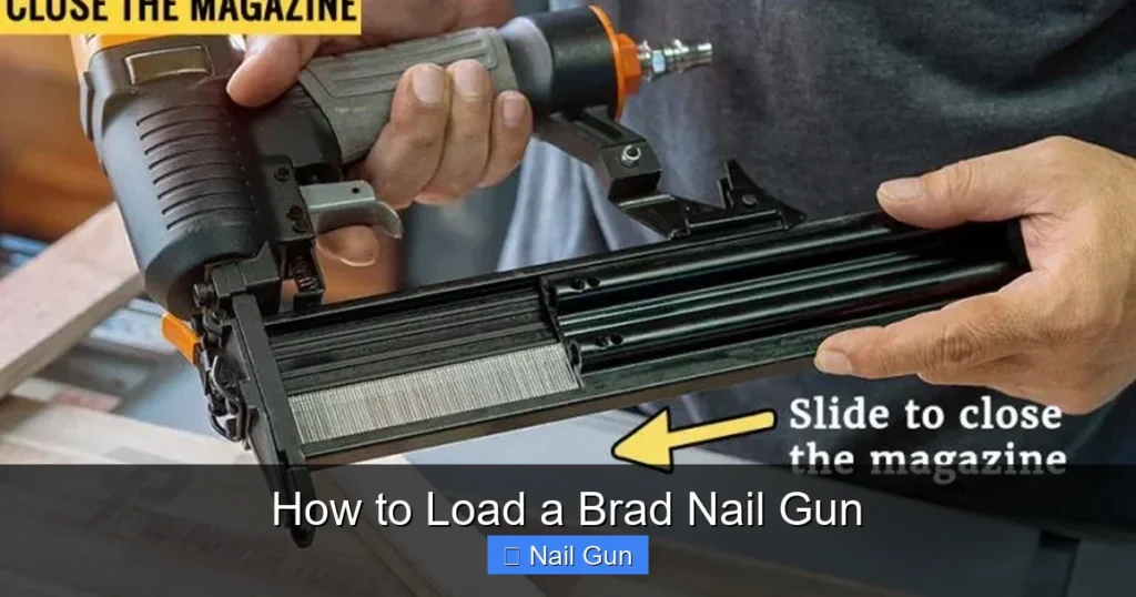 How to Load a Brad Nail Gun How to Load a Brad Nail Gun