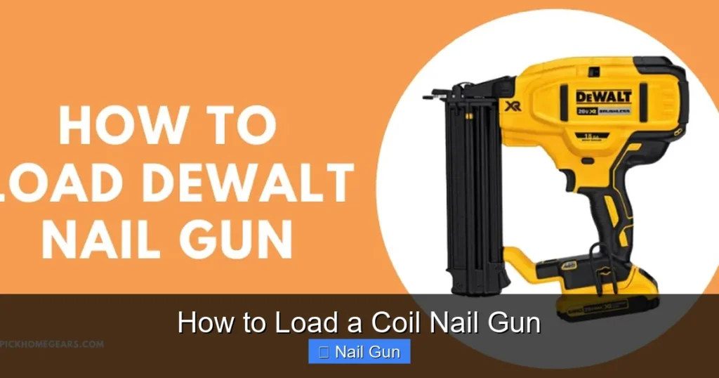 How to Load a Coil Nail Gun