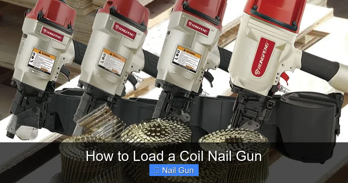 How to Load a Coil Nail Gun