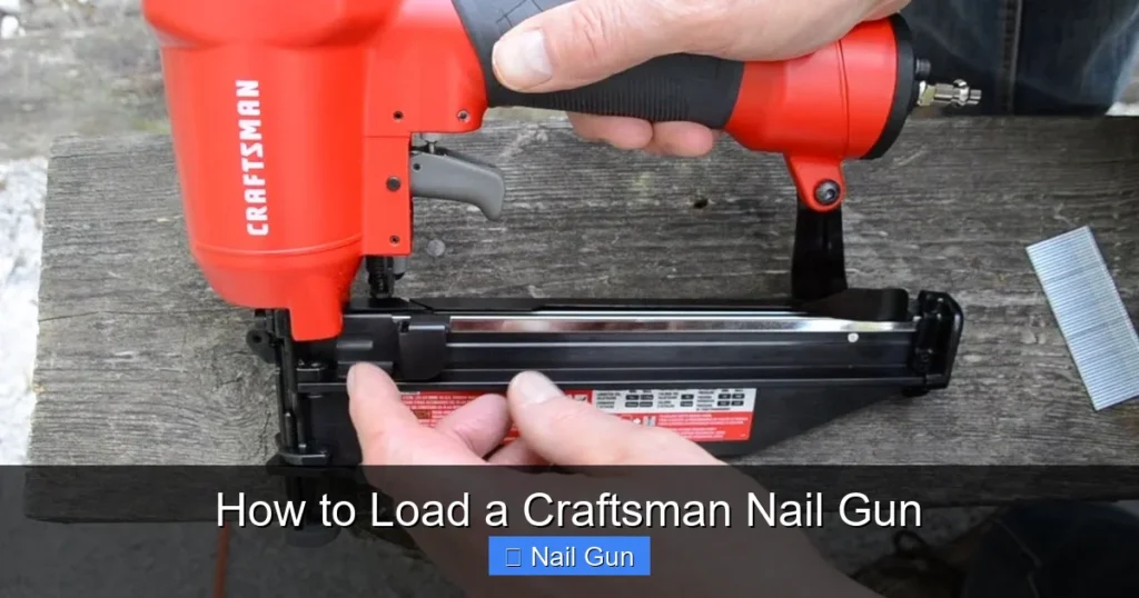 How to Load a Craftsman Nail Gun