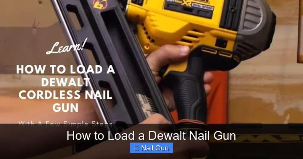 How to Load a Dewalt Nail Gun How to Load a Dewalt Nail Gun