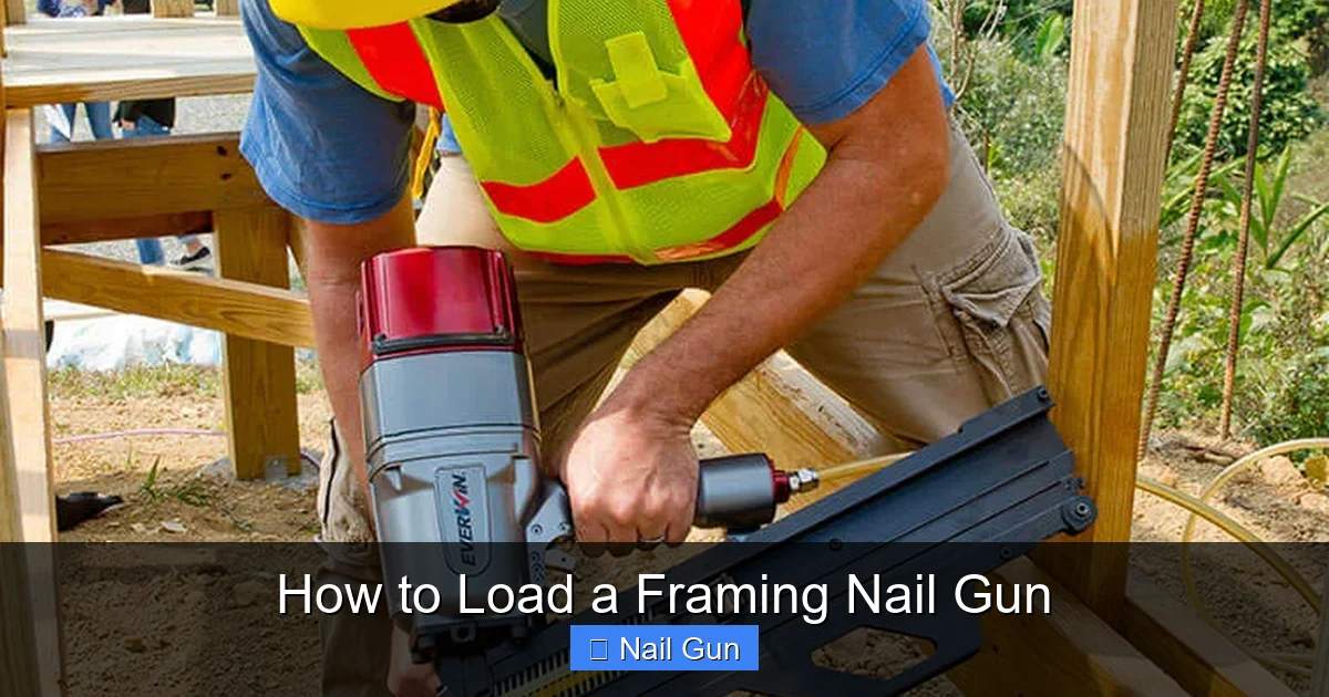 How to Load a Framing Nail Gun