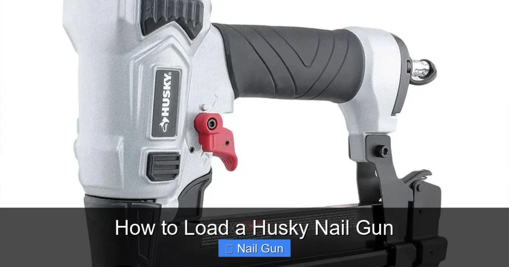 How to Load a Husky Nail Gun How to Load a Husky Nail Gun