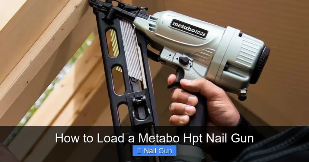 How to Load a Metabo Hpt Nail Gun How to Load a Metabo Hpt Nail Gun