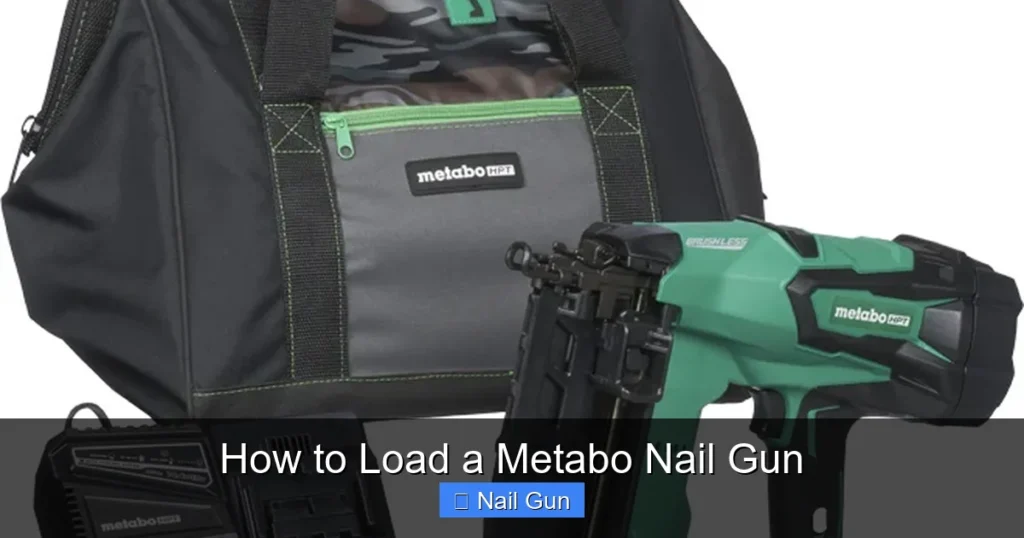 How to Load a Metabo Nail Gun How to Load a Metabo Nail Gun