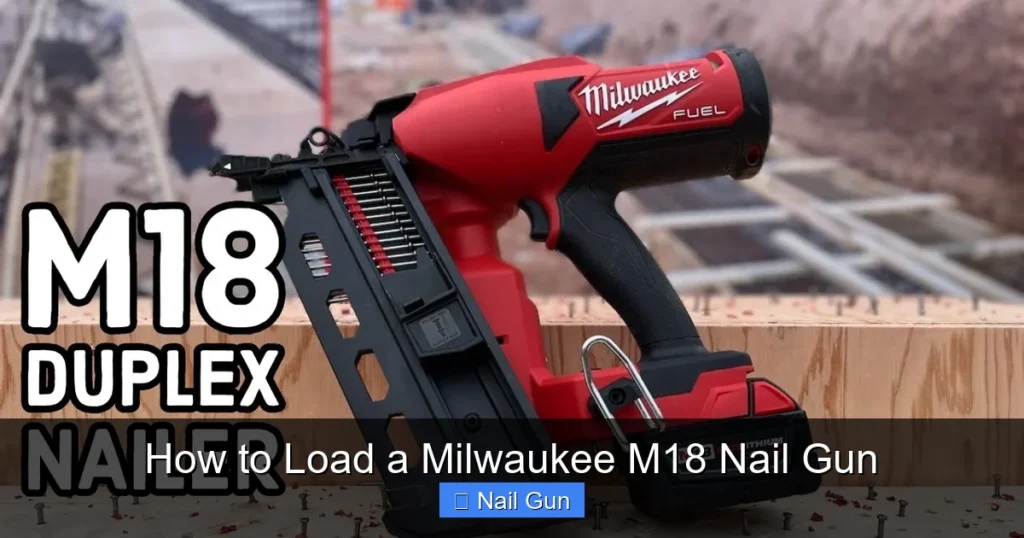 How to Load a Milwaukee M18 Nail Gun How to Load a Milwaukee M18 Nail Gun