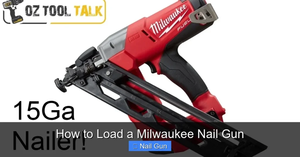 How to Load a Milwaukee Nail Gun