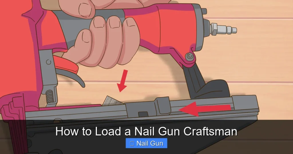 How to Load a Nail Gun Craftsman