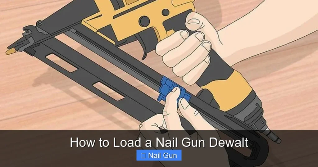 How to Load a Nail Gun Dewalt