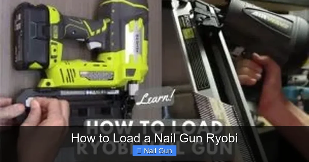 How to Load a Nail Gun Ryobi How to Load a Nail Gun Ryobi