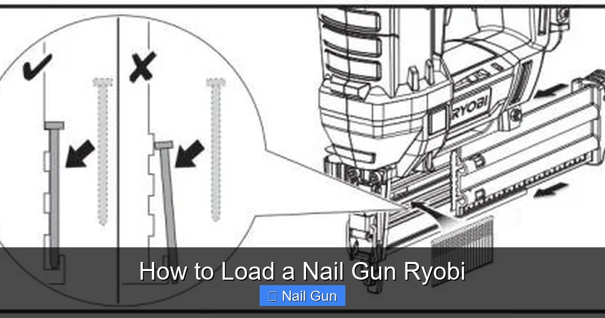 How to Load a Nail Gun Ryobi