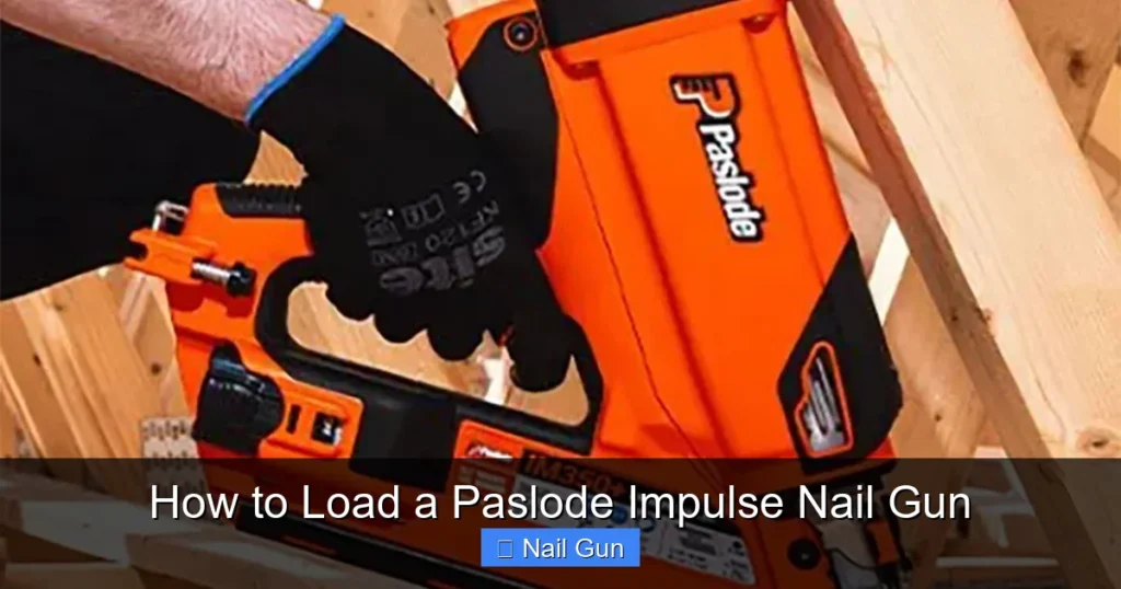 How to Load a Paslode Impulse Nail Gun